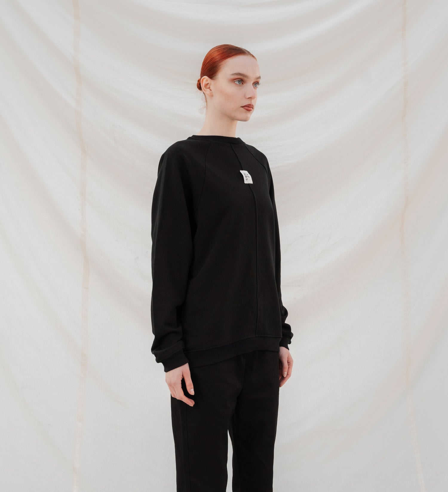 OVERSIZED SWEATER 430GSM - BLACK